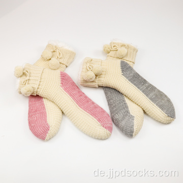 Kurzrohr-Baumwoll-Fleece-Socken